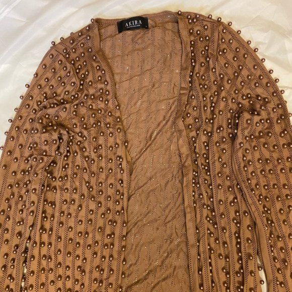 Akira Brown Cardigan - Picture 2 of 4